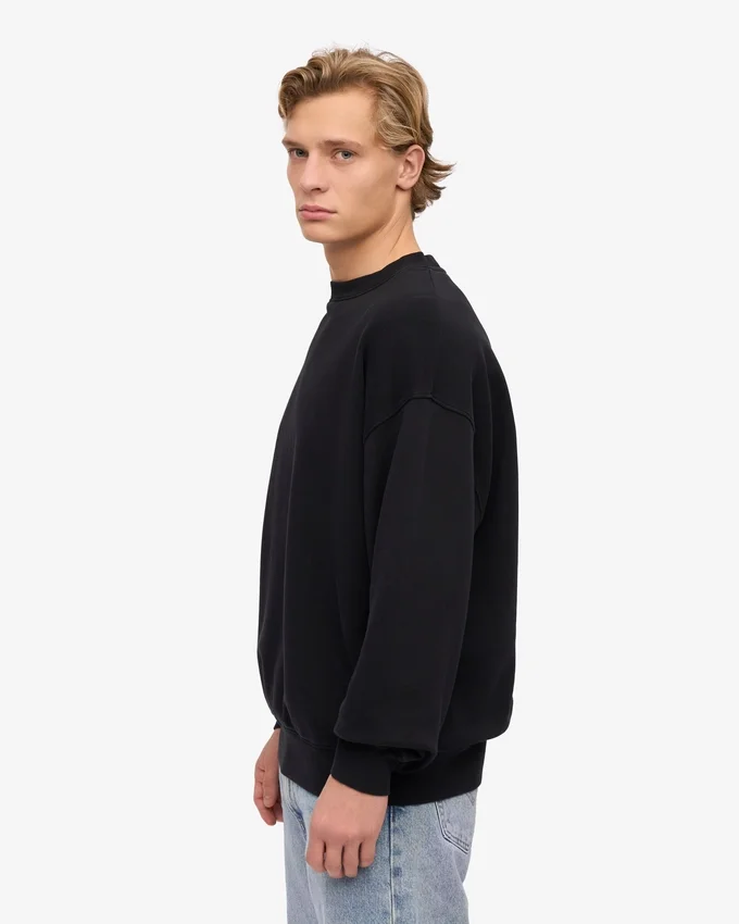 Suéter orgánico oversize - Negro intenso