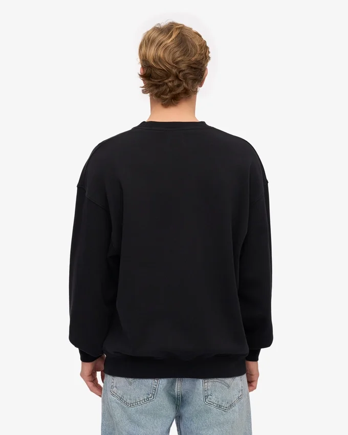 Suéter orgánico oversize - Negro intenso