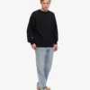 Suéter orgánico oversize - Negro intenso