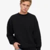 Suéter orgánico oversize - Negro intenso