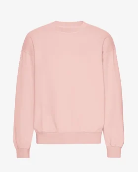 Suéter orgánico oversize - Rosa desvaído