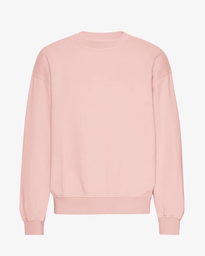 Suéter orgánico oversize - Rosa desvaído