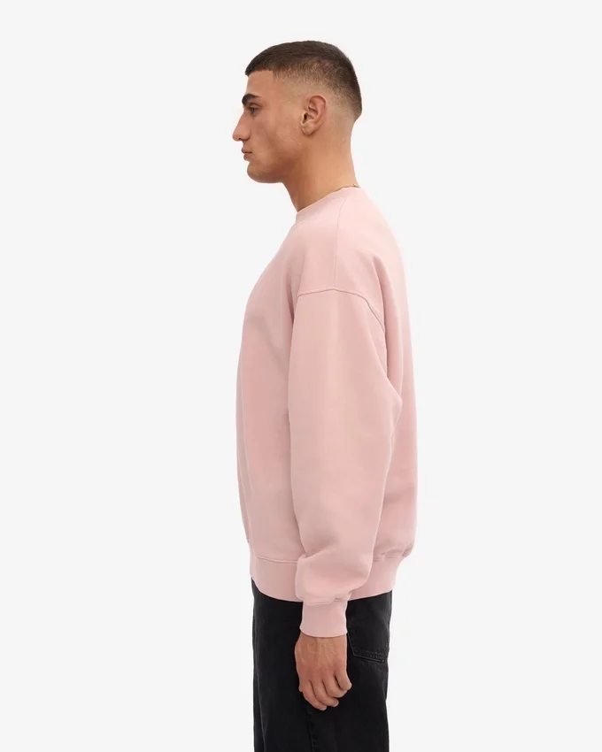 Suéter orgánico oversize - Rosa desvaído