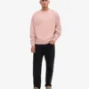 Suéter orgánico oversize - Rosa desvaído