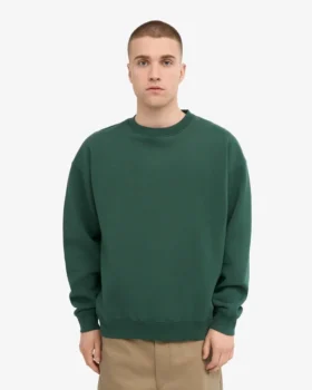 Suéter orgánico oversize – Verde esmeralda
