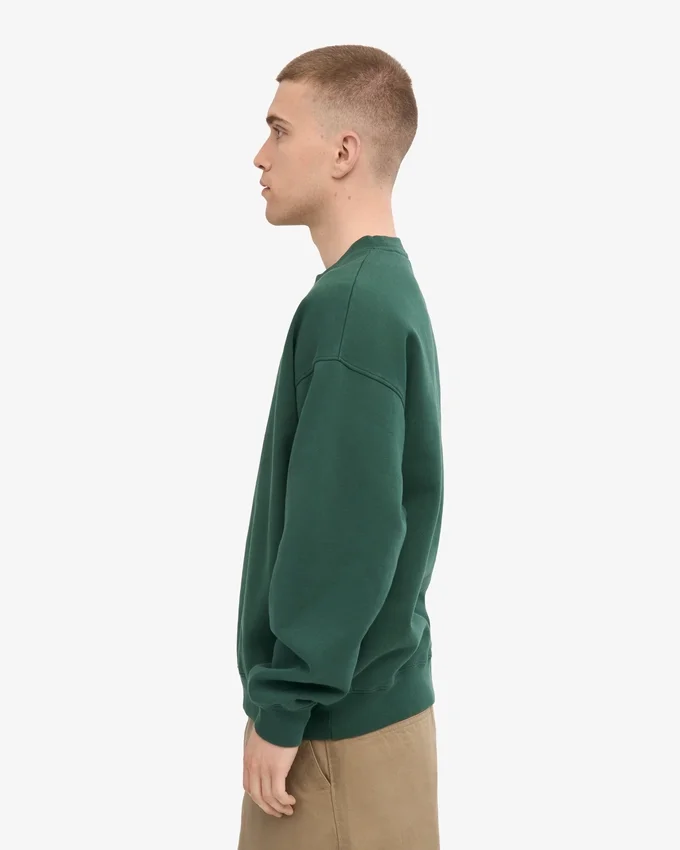 Suéter orgánico oversize - Verde esmeralda
