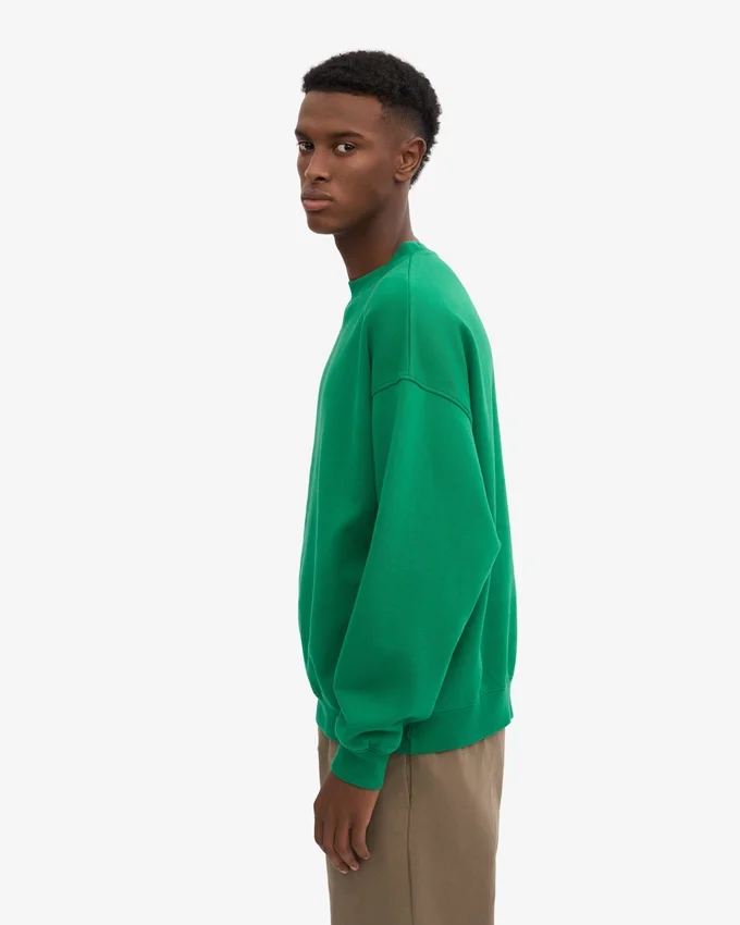 Suéter orgánico oversize - Verde Kelly