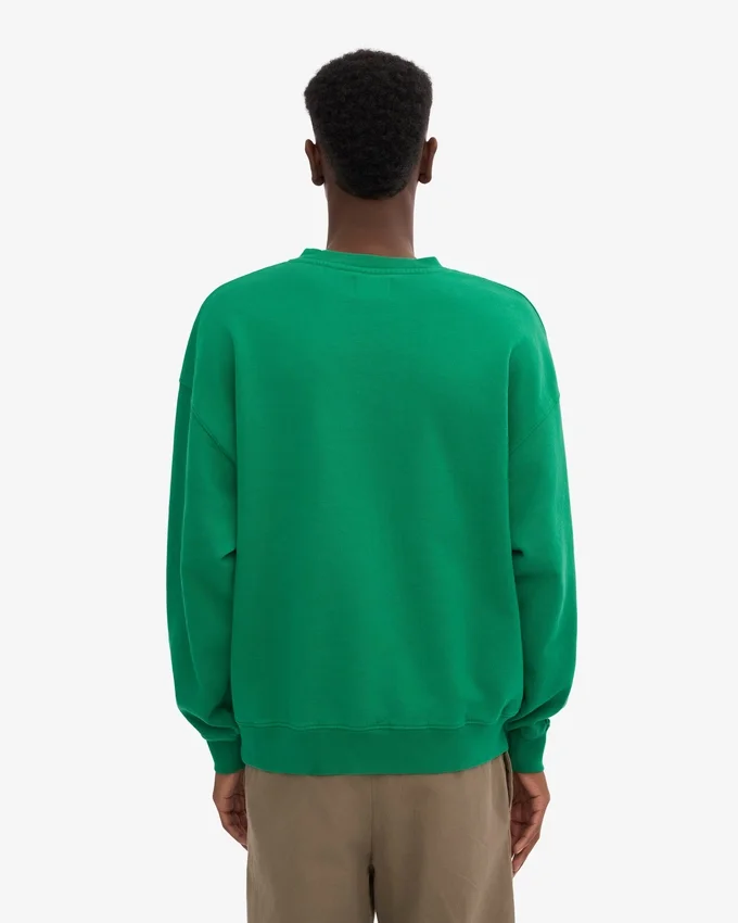 Suéter orgánico oversize - Verde Kelly