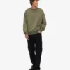 Suéter orgánico oversize - Verde oliva apagado