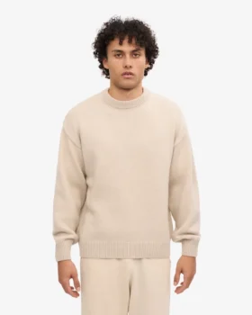 Suéter oversize de lana merino – Blanco marfil