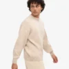 Suéter oversize de lana merino - Blanco marfil