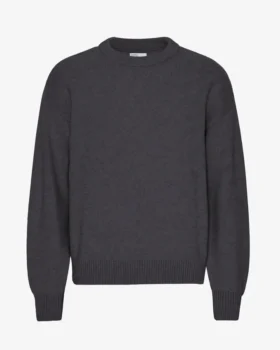 Suéter oversize de lana merino - Gris lava