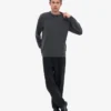 Suéter oversize de lana merino - Gris lava