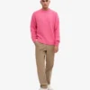 Suéter oversize de lana merino - Rosa chicle