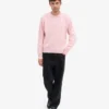 Suéter oversize de lana merino - Rosa deslavado