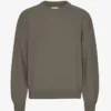 Suéter oversize de lana merino - Verde oliva apagado