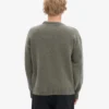 Suéter oversize de lana merino - Verde oliva apagado