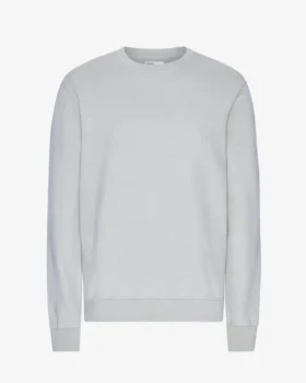 T-shirt Classic Organic de cuello redondo - Gris descolorido