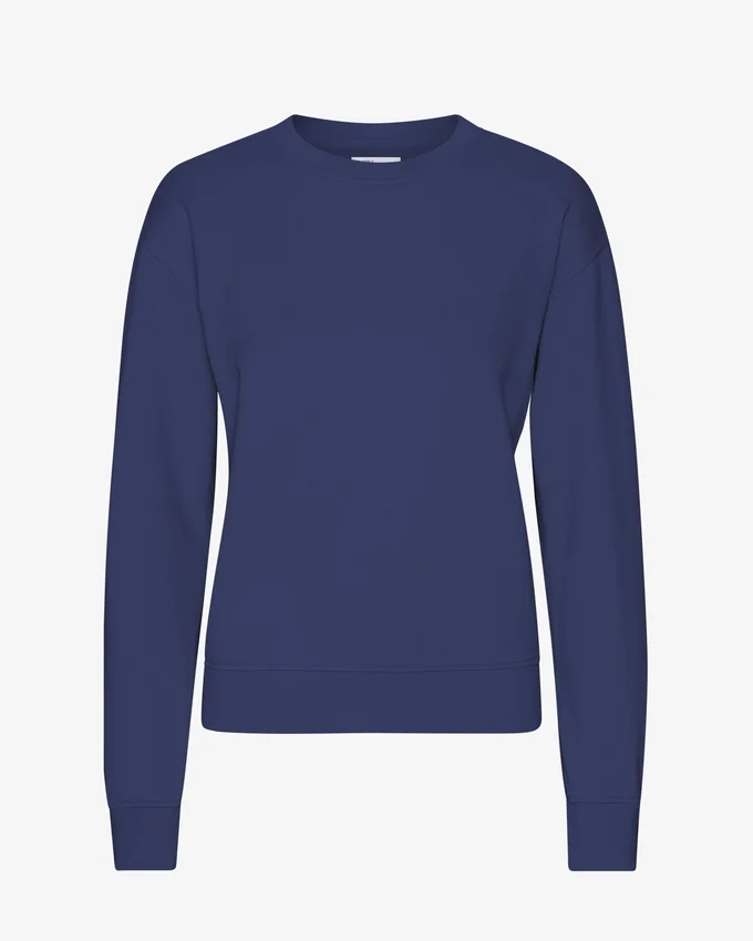 T-shirt Classic Organic de cuello redondo para mujer - Azul marino