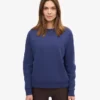 T-shirt Classic Organic de cuello redondo para mujer - Azul marino