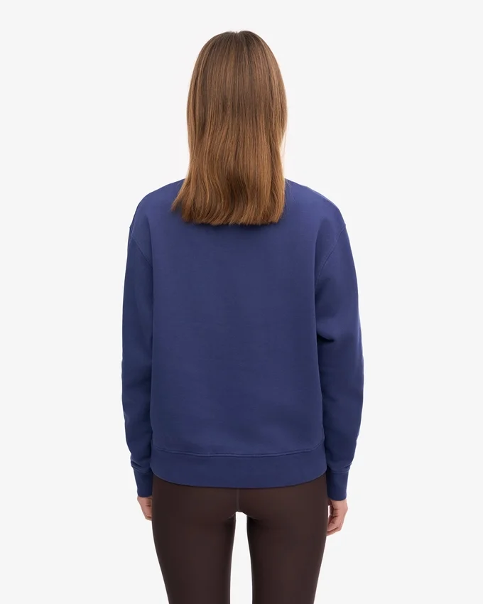 T-shirt Classic Organic de cuello redondo para mujer - Azul marino
