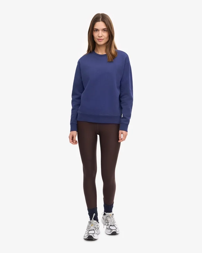 T-shirt Classic Organic de cuello redondo para mujer - Azul marino
