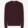 T-shirt Classic Organic de cuello redondo - Rojo sangre