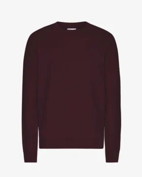T-shirt Classic Organic de cuello redondo - Rojo sangre