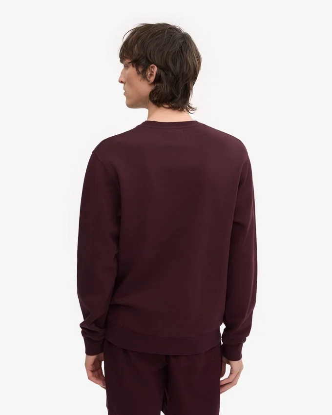 T-shirt Classic Organic de cuello redondo - Rojo sangre