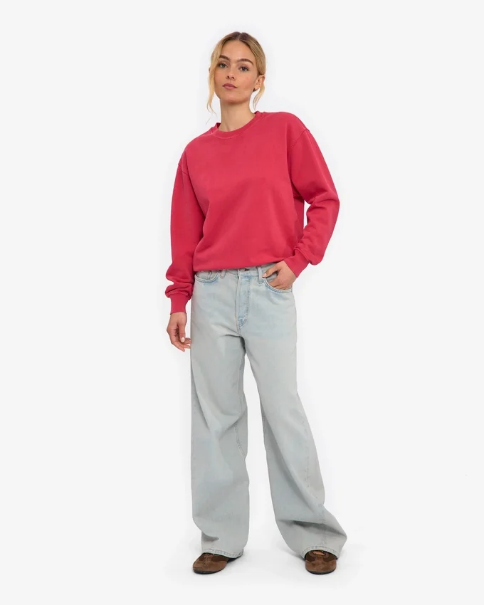 T-shirt Classic Organic para mujer - Rojo deslavado