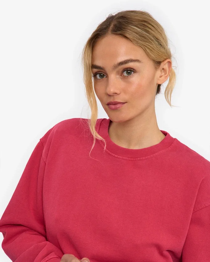 T-shirt Classic Organic para mujer - Rojo deslavado