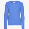 T-shirt de mujer de lana merino ligera - Azul Pacífico
